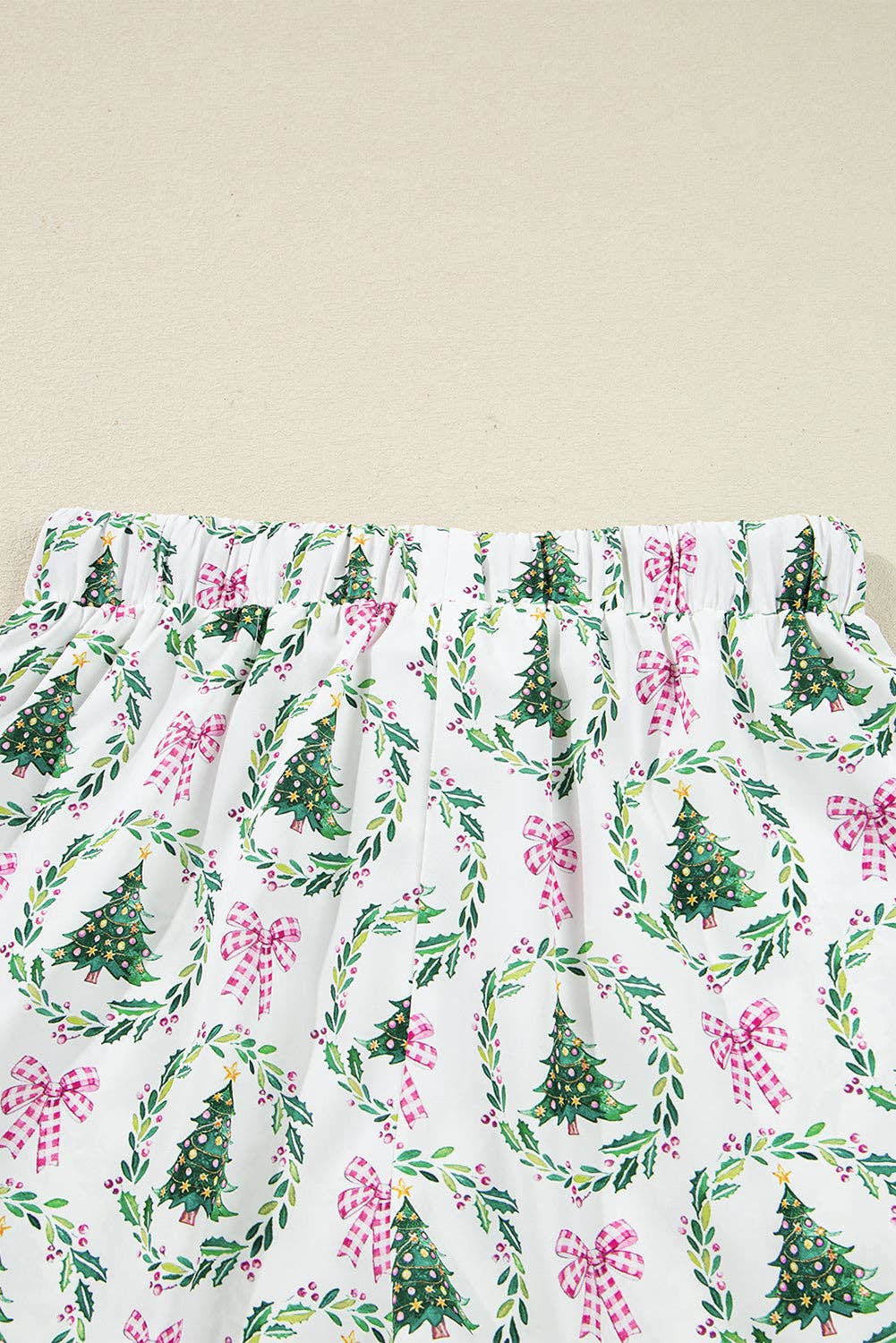 Christmas Trees & Bows Pajama Set