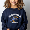 Proud Member of Jets Hockey Crewneck~Toddler/Youth