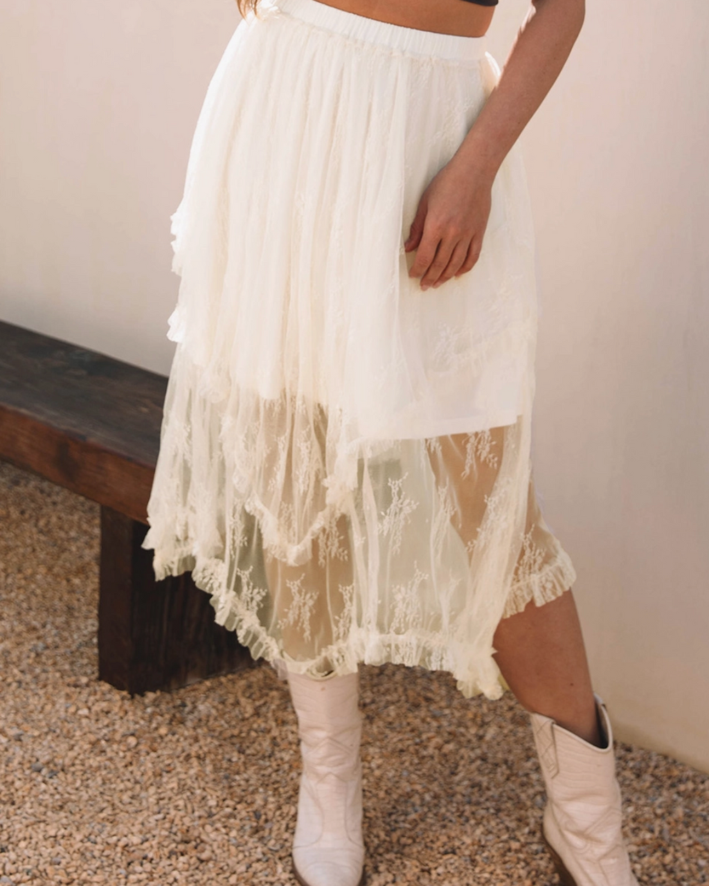 Lace Summer Maxi Skirt
