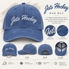 Jets Hockey Dad Hat~Blue