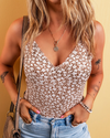 Floral V-Neck Bodysuit