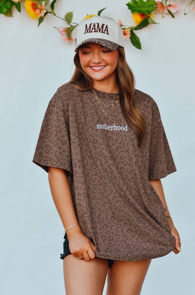 Motherhood Leopard Tee