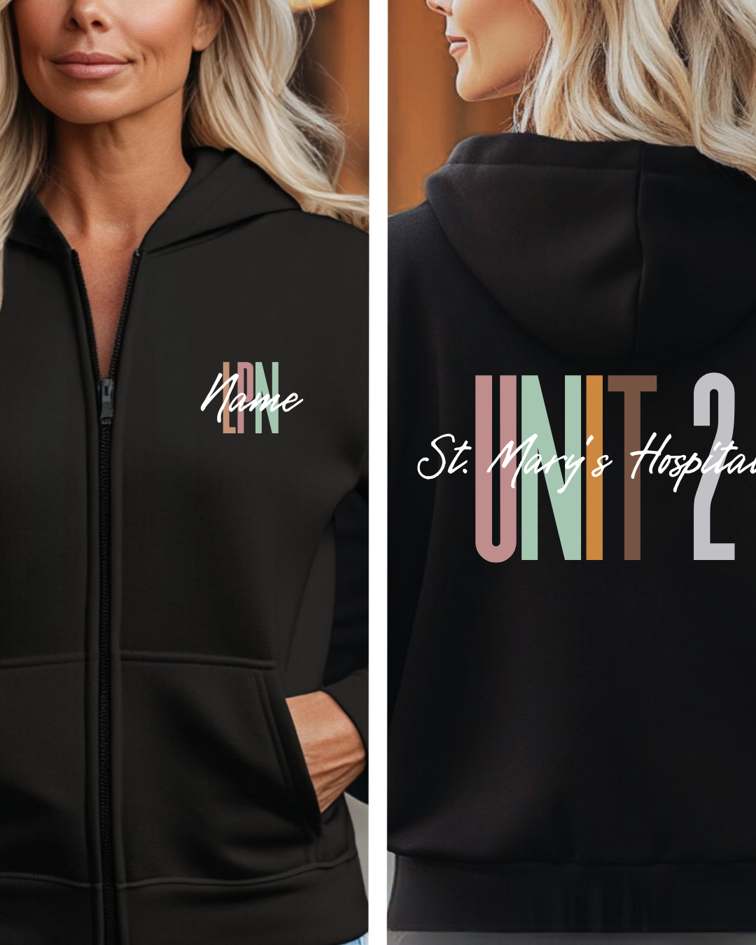 St. Mary's Zip Up-Custom