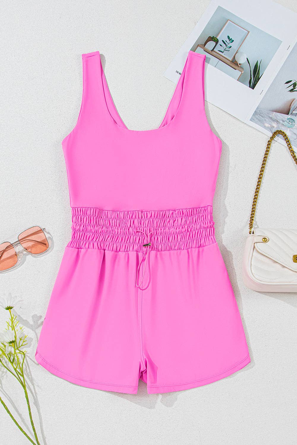 Cinched Waist Romper