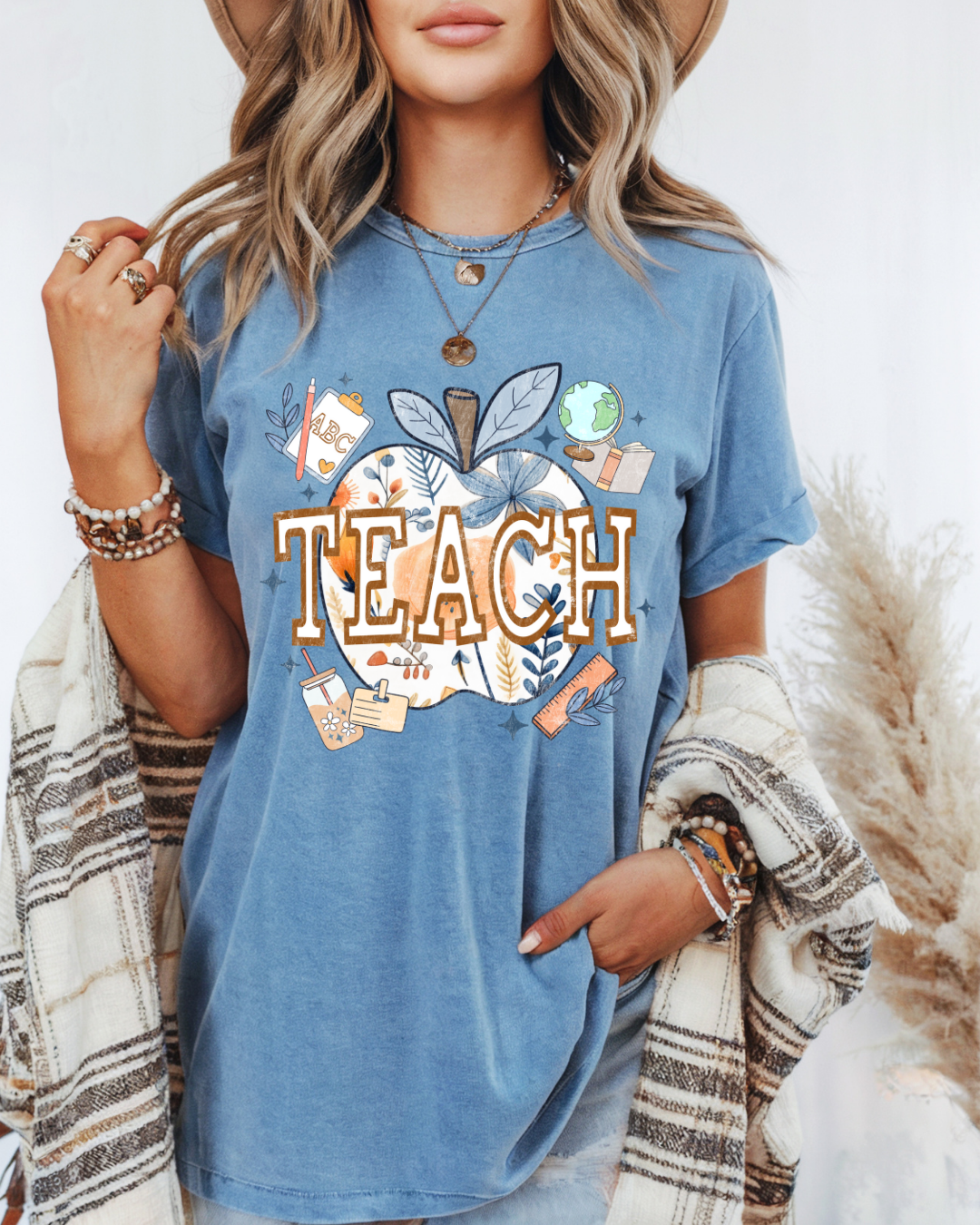 Teach Floral Apple