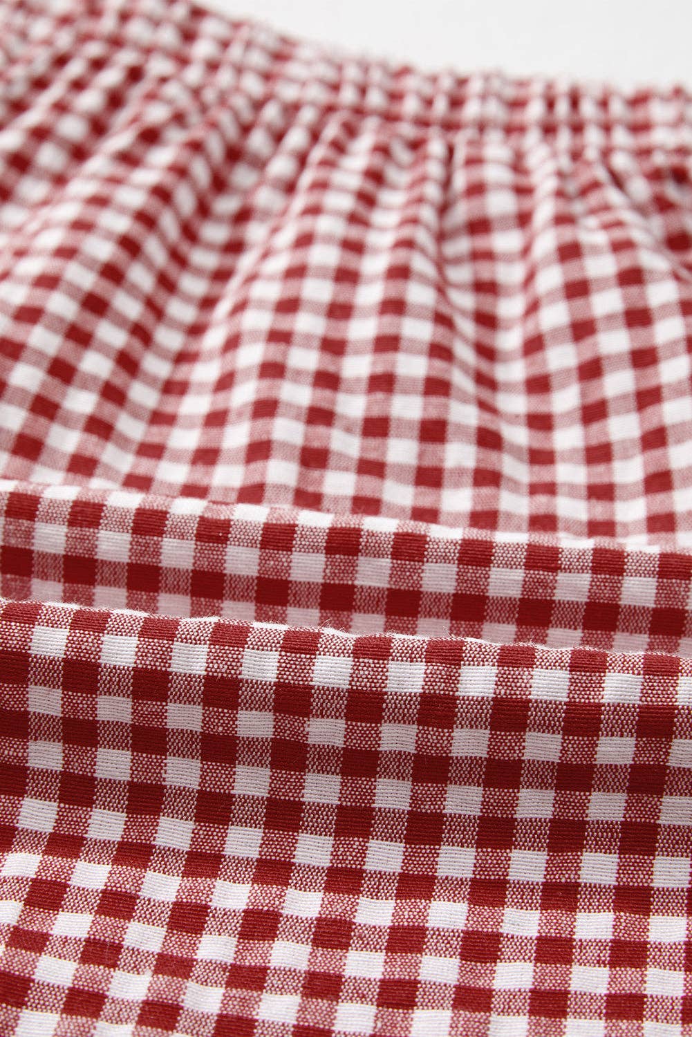Plaid High Waist Summer Shorts