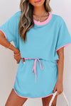 Colorblock Skort Set