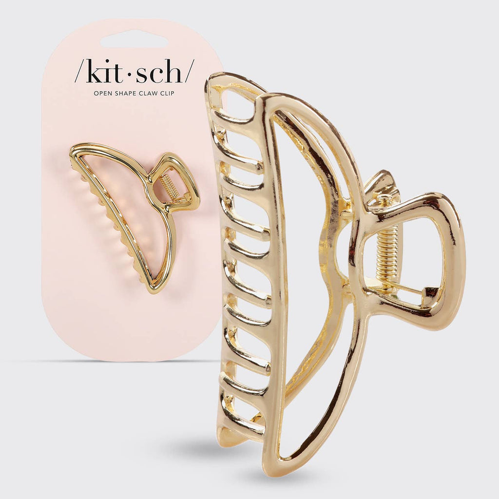 KITSCH~Open Shape Claw Clip - Gold