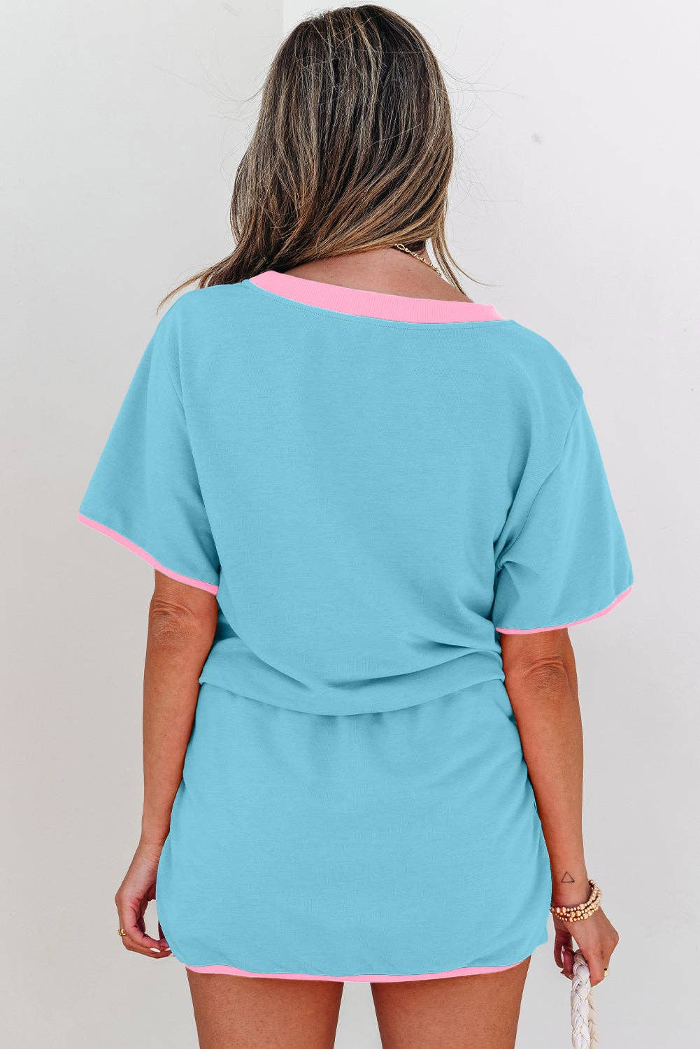 Colorblock Skort Set