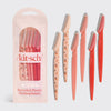 Recycled Plastic Dermaplaners 6pc Set - Cherry Blossom