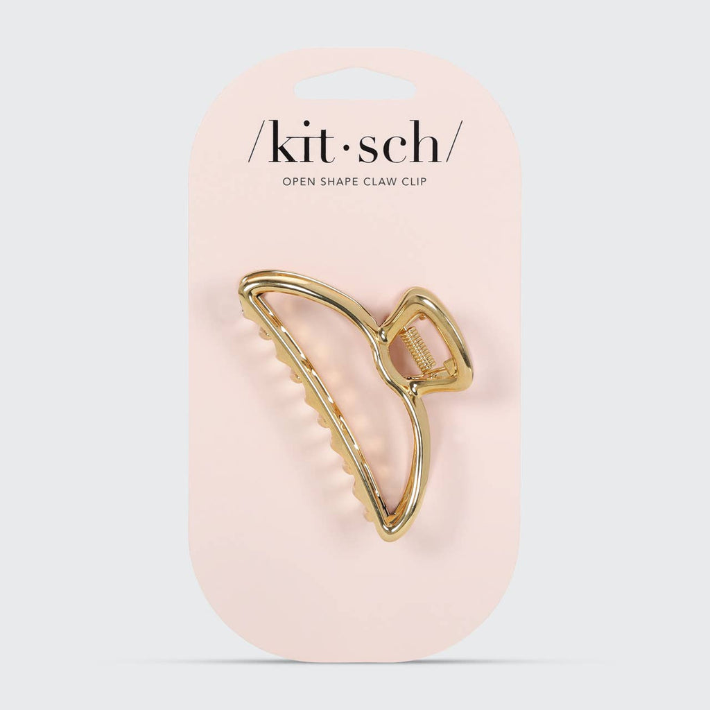 KITSCH~Open Shape Claw Clip - Gold