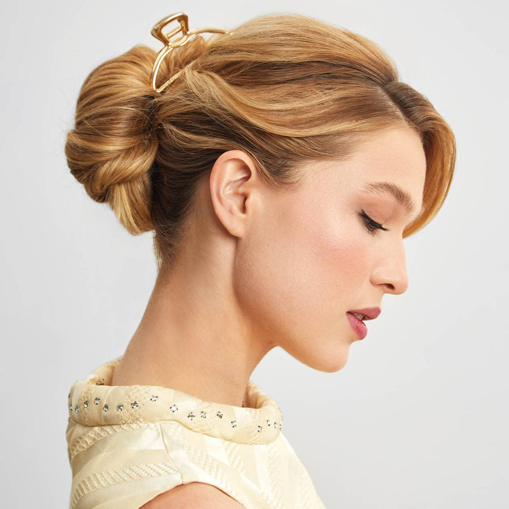 KITSCH~Open Shape Claw Clip - Gold