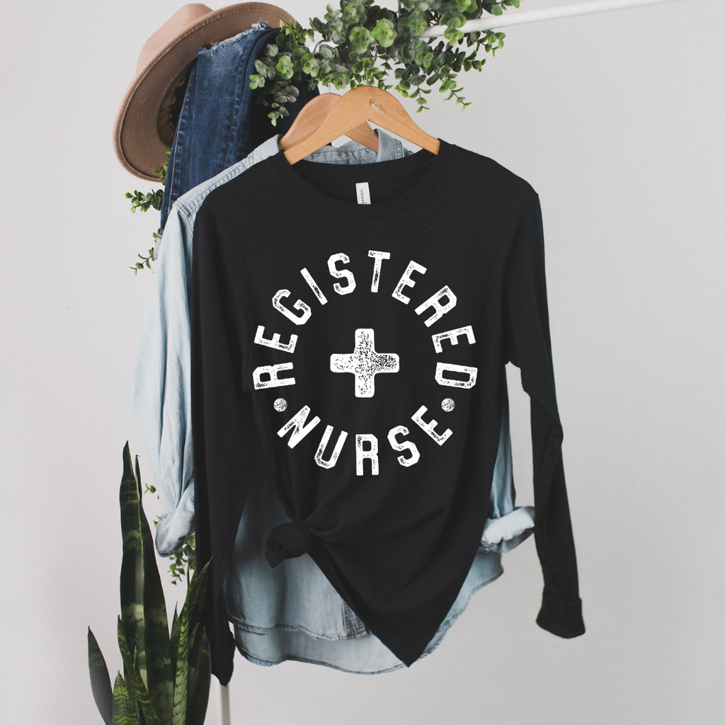 Medical Cross Long Sleeve Tee ~ Customize!