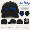 Jets Hockey Dad Hat~Black