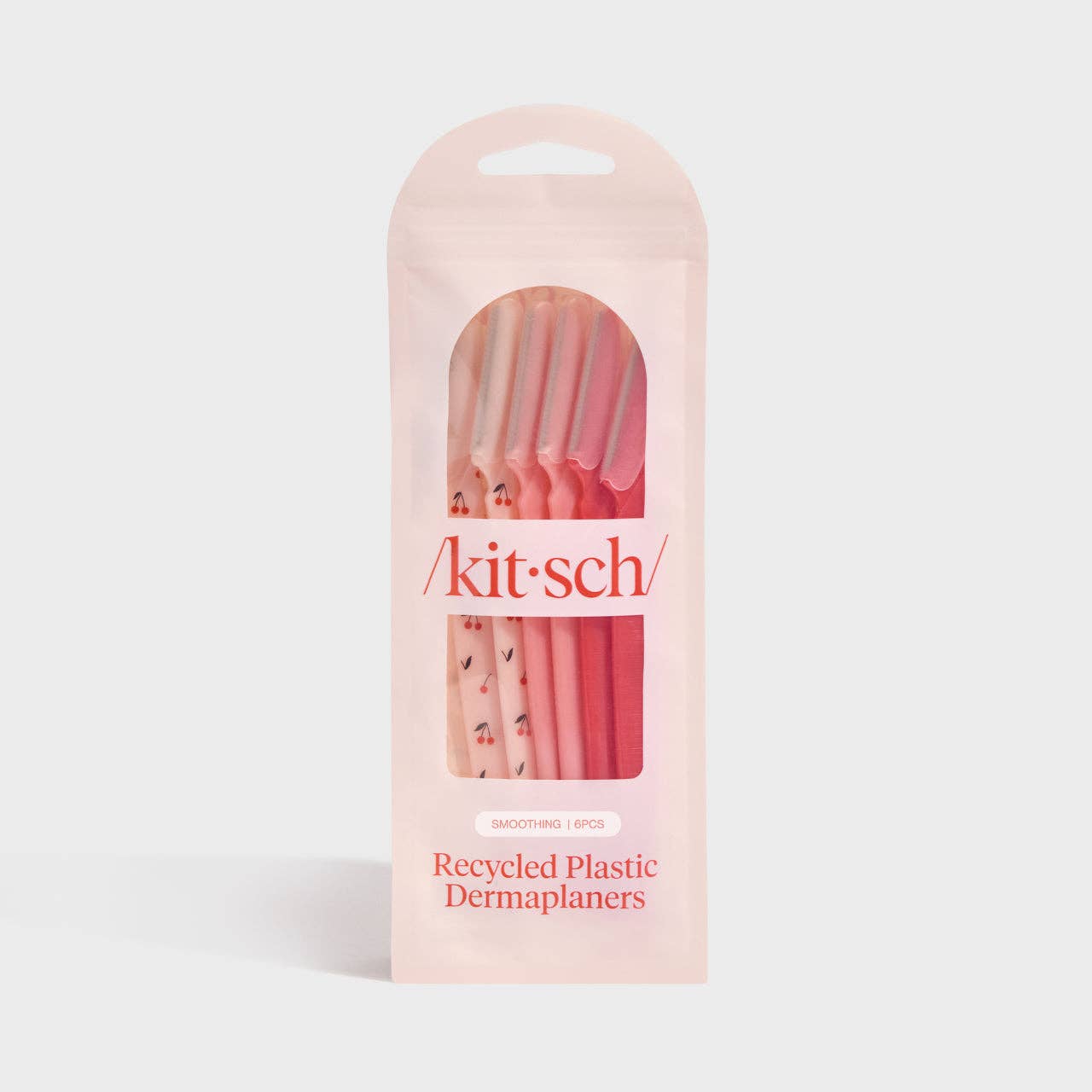 Recycled Plastic Dermaplaners 6pc Set - Cherry Blossom