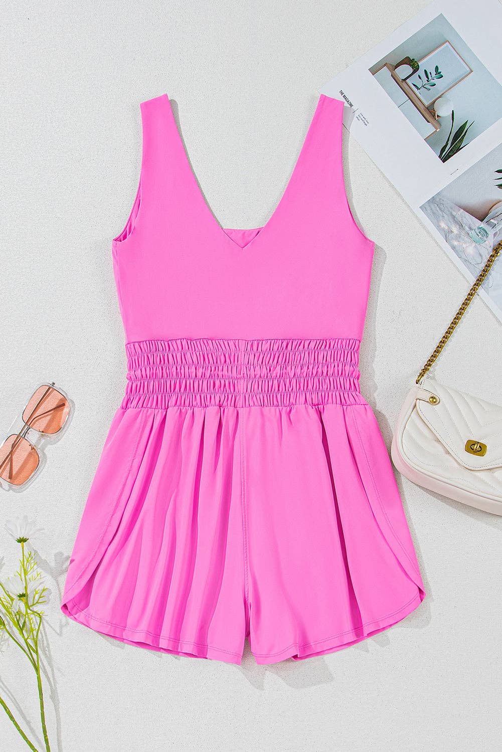 Cinched Waist Romper