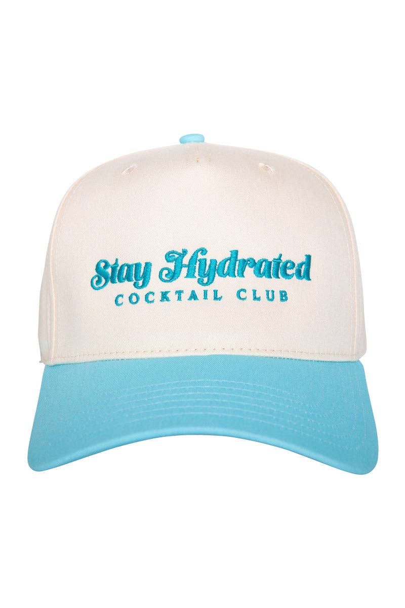 Stay Hydrated Cocktail Club Hat