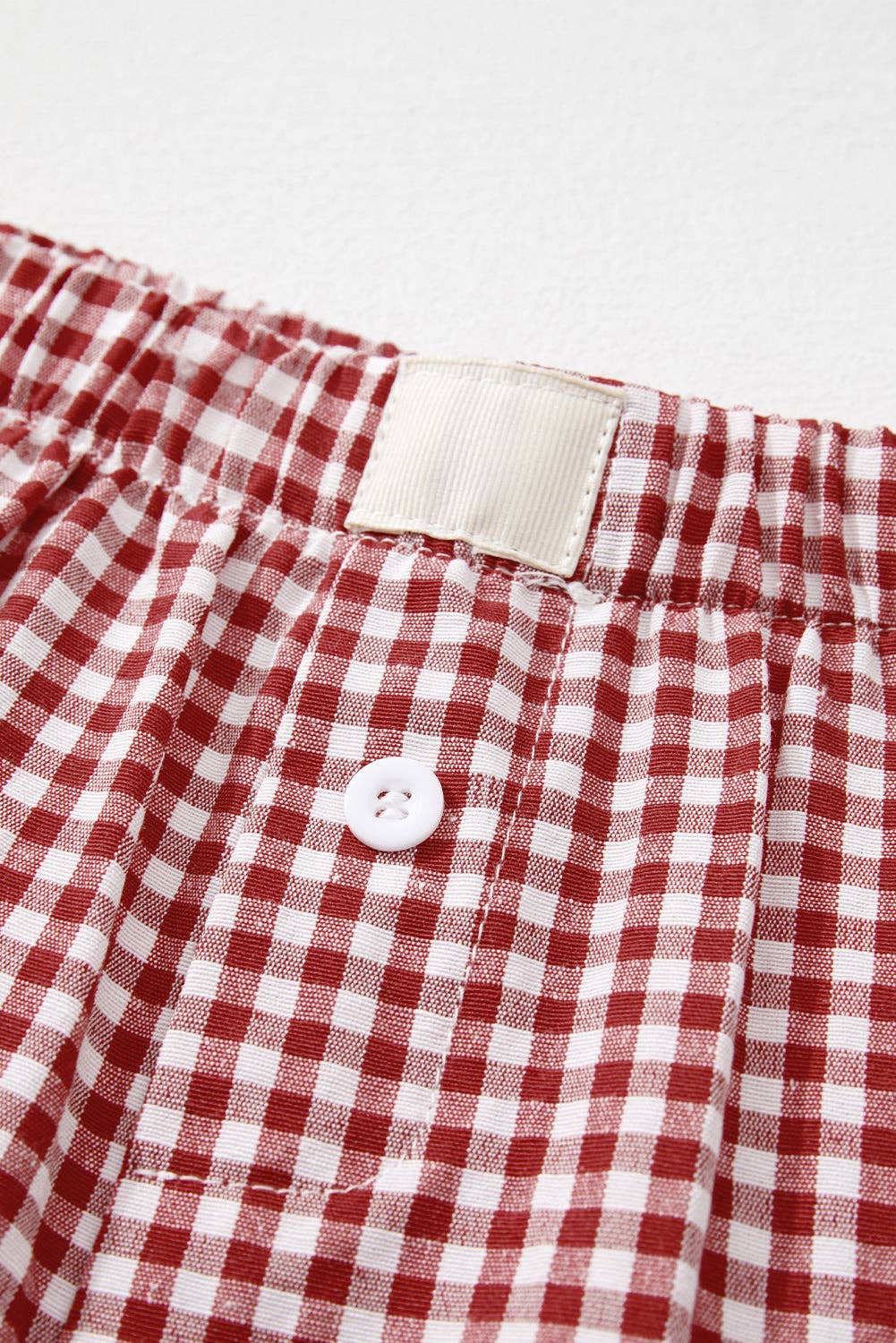 Plaid High Waist Summer Shorts