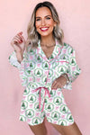 Christmas Trees & Bows Pajama Set