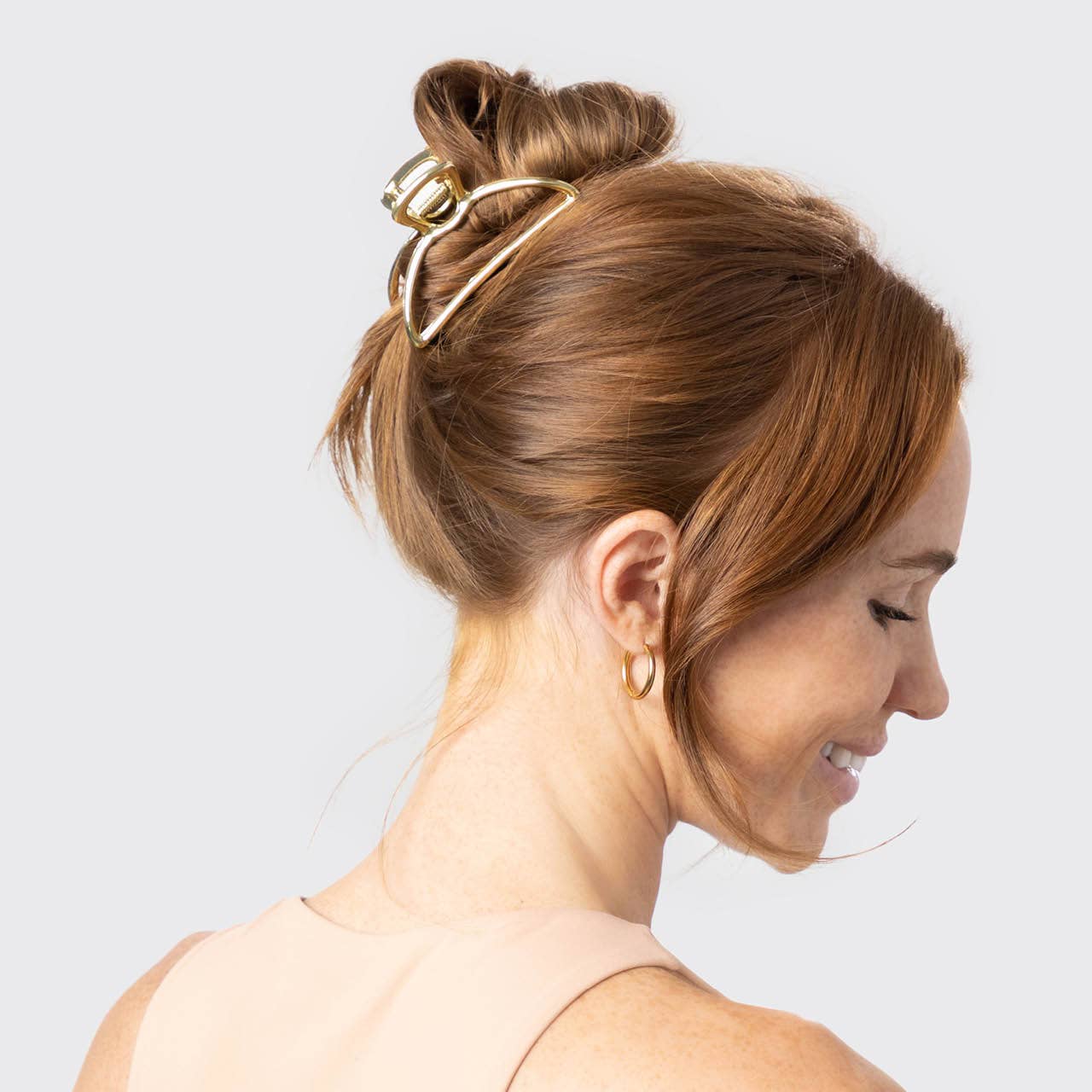 KITSCH~Open Shape Claw Clip - Gold